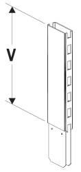 Nstavce stojin 80 x 30 mm